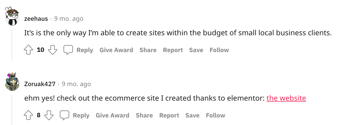 Is the Elementor WordPress plugin worth it according to Reddit
