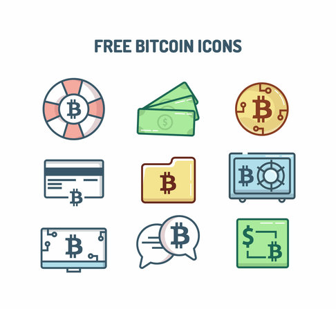 open source SVG illustration bitcoin