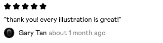 free illustrations reviews from gumroad